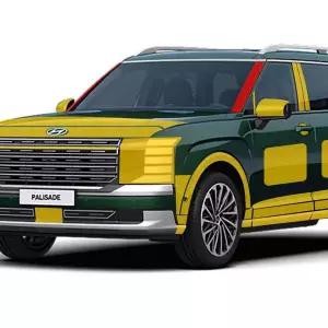 디올뉴 URD874I5 팰리세이드 LX3 사이드미러 PPF필름