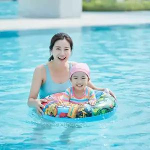 아가전용 튜브 여름철필수품 캐릭터 손잡이튜브 70 유아 어린이 물놀이 튜브