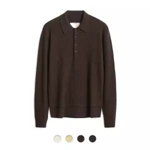 포터리 Crepe Wool Waffle Polo Knit - 4 Color 37599844