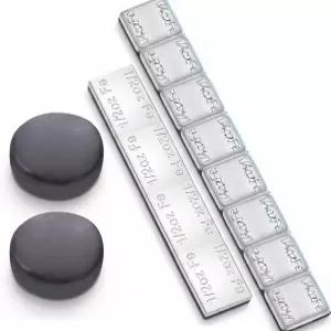파인대시프로 파인우드 자동차 중량 키트 - 총 5OZ 텅스텐 퍼티 1온스 12개 2사이즈 언 더비 파인더비 바퀴