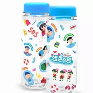 초등 체험학습 교육 물병 540ML 투명물병 휴대용물병