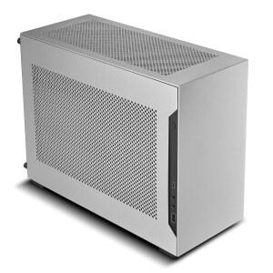 Lian Li A4-H2OA5 Mini-ITX PC 케이스, 마운트 5.0, AIO, 알루미늄 레이아웃, 트리플 지원 240mm 스틸 SFX/SFX-L 외부 샌드위치 PCIe GPU, 실버 - SPCC PSU 내부, 슬롯 SFX A4H2OA5