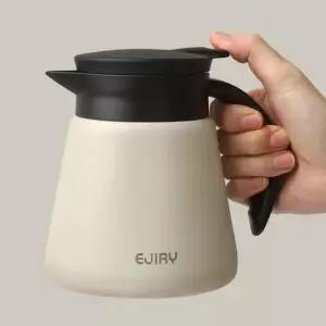 간편한 원터치 주전자 테이블팟 스텐 물통 600ml 예쁜물통
