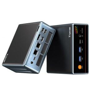 Trycoo 2026 게이밍 미니 PC Ryzen SSD, 및 5 1T 디스플레이, 듀얼 BT5.2 DDR5 게임용 AMD 16GB 4K USB4.0 마이크로 데스크탑 트리플 7640HS(최대 WiFi6, LAN, 내장 5.0GHz) C, 컴퓨터, RAM, 타입