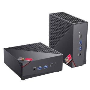 ACEMAGIC 미니 게이밍 PC AMD Ryzen DDR4 11 데스크탑 RAM, 6/오피스 4.4Ghz) 컴퓨터 윈드 SSD 7 8 5700U 스레드 디스플레이 블루투스/Wi-Fi 16GB (최대 트리플 프로 512GB 4K 코어/16