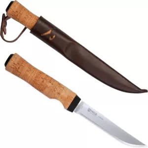 헬레피스크 - 야외 다용도 칼 스테인리스 스틸 코르크 손잡이 칼집이 있는 고정 칼날 수공예 낚시