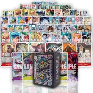 원피스 100개 이상의 정품 카드 90배 C/UC Foils SR/ALT 2개 호환되는 TCG 요소 덱 박스