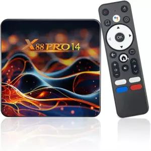 Android Box 14.0 2GB RAM ROM 쿼드코어 64비트 Cortex-A53 CPU 10/100M 이더넷 8K 지원 2.4G/5.0GHz 듀얼