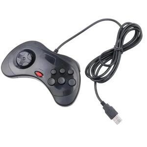 PC/Mac 호환 게임 컨트롤러용 Segas Saturn 시스템 스타일용 USB 클래식 유선 패드