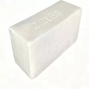 2.2LB 35온스 염소 우유 비누 베이스 제조를 위한 녹이고 붓기 용품 키트 - SLS/SLES PEG 프리 쉽게 자를