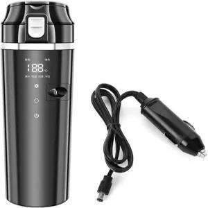12V/24V 자동차 난방 컵 디지털 여행용 커피 머그잔 워머 전기 물컵