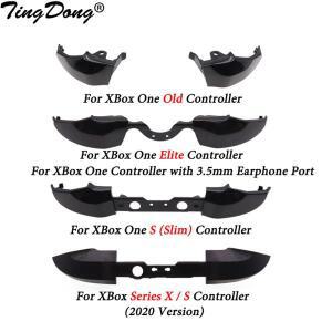 TingDong XBOX 호환 호환 One S 엘리트 컨트롤러 RB LB 범퍼 트리거 버튼 모드 키트  X 게임패드 게임 액세