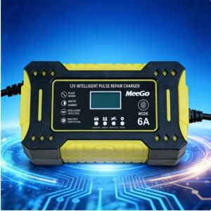 스팟 상품 12V 6A 지능형 LCD 자동차 배터리 충전기 (자동차  오토바이용 다용도 충전 장치 )