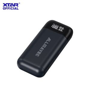 XTAR PC2 2-in-1 충전기  파워뱅크 18650/20700/21700 배터리용 5V/3A 입력  출력 스마트 스크린 디스플레