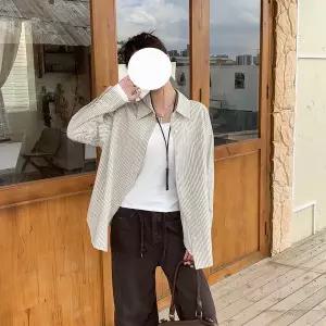 XU0043C 여성 면접룩 스프흰색셔츠 증사셔츠 가을셔츠남방