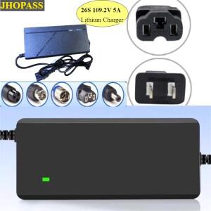 스마트 26S 109.2V 5A LED 디스플레이 리튬 이온 배터리 충전기 (AC110V-220V 오토바이 스쿠터 전기자전거