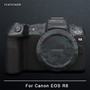 EOS R8 미러리스 카메라 비닐 랩 스킨 바디 보호 스티커 Canon EOSR8 용 프리미엄 3M 텍스처 울트라 슬림