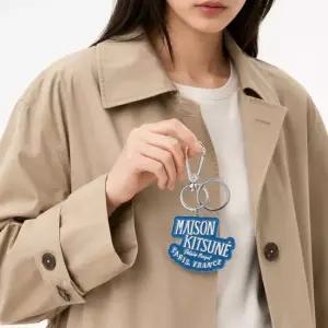 메종키츠네 PALAIS ROYAL KEYRING LM06901AM1005-P462) 팔레 로얄 키링)