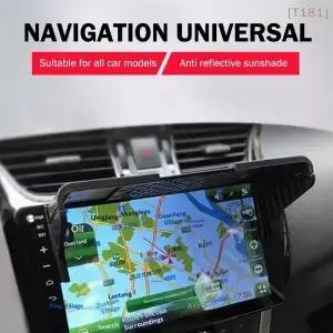 E 1Pcs 중앙 제어 화면 액세서리 스크린 바이저 눈부심 방지 커버 자동차 GPS 네비게이션 썬 쉐이드