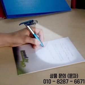 4in 1 접이식 볼펜 스크린 스타일러스 태블릿/휴대폰용 LED 램프가 있는 만능 미니 다기능 정전식 터치펜