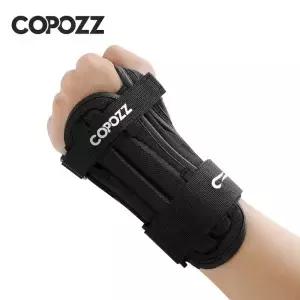COPOZZ 스키 보호 장비 손목 EVA 미끄럼 방지 두꺼운 충격 밴드 내마모성 조절 가능한 보호대