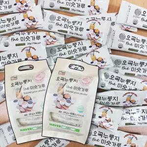 소담푸드 오곡 누룽지 미숫가루 스틱형 개별포장 20g x 2팩 (60포)