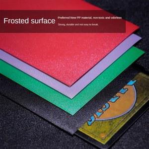타로매트 50 100PCS 66x91mm 무광 표준 카드 슬리브 TCG 트레이딩 보호기 타로 보드 게임용 마법 커버 PKM