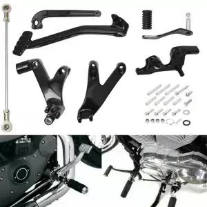 오토바이 포워드 컨트롤 키트 Footpegs Rest Aluminium For Harley Softail 로우 라이더 FXLR Street Bob
