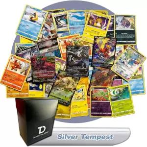 실버 템페스트 TCG 랜덤 구색 번들 초희귀 보장 30개의 카드 Dan123yal 덱 박스