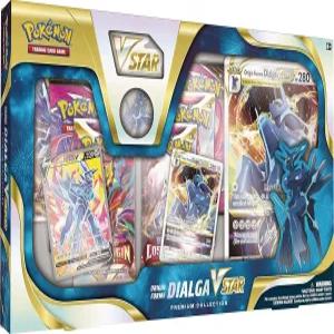 포켓몬 TCG 오리진 포메 다이얼가 VSTAR 프리미엄 컬렉션 에칭 포일 프로모션 카드 2장 오버사이즈 부스터