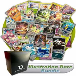 일러스트 희귀 포켓몬 호환 TCG 랜덤 구색 번들 보증 카드 리버스 홀로 10개 Dan123yal 덱 박스