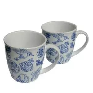 머그컵세트 커피잔 도자기 도자기머그컵 2개 물컵