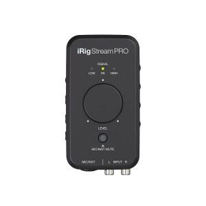 IK 멀티미디어 iRig 스트림 프로 스트리밍 오디오 인터페이스는 인라인 멀티 인풋 믹서, 전문가 수준의 스트리밍으로 손바닥 안에서 바로 즐길 수 있습니다.