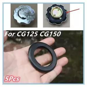 2/5Pcs 오토바이 연료 탱크 캡 가스켓 CG125 Pearl River XF 남자 잠금 고무 와셔