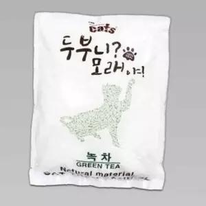 고양이모래 더캣츠 두부니 모래야 녹차향 7L