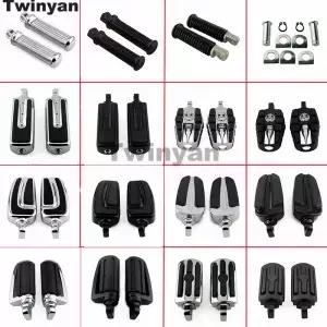 남성용 마운트 오토바이 고무 발받침 풋페그 바닥판 할리 다리미 XL 883 200 스트리트 750 투어링 커스텀