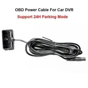차량용 OBD 전원 케이블 DVR 비디오 레코더 와이파이 블랙박스 24시간 주차 모드 2 커넥터 8핀 간편 설치