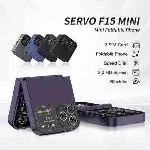 SERVO 미니 플립 휴대폰 듀얼 SIM 대기 손전등 매직 음성 통화 녹음 속도 다이얼 2G 포켓 폴드 폰 C타입