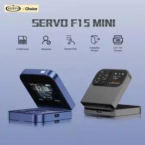 SERVO 클래식 소형 플립 휴대폰 2G 듀얼 SIM 카드 블랙리스트 단축 다이얼 2.0 화면 180 Fold Button
