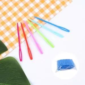 플라스틱 돗바늘 미우 7cm 1000P 뜨개 질부자재 공예