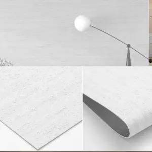 3D 벽 패널 필 앤 스틱 - 23.82 x110 PVC 인조 트래버틴 텍스처 자가 접착 방수 커버 DIY 액센트 소파 배경