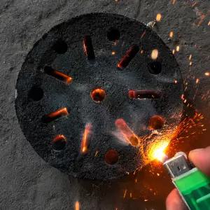 보배물산 대나무숯 착화제 초고속 점화 캠핑 바베큐 숯불용 (280g x 40개입)