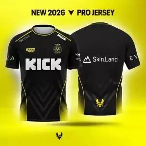 2026 새로운 TEAM vitality Esports 팀 저지 남성 및 여성 게임 매니아를 위한 여름 캐주얼 반팔