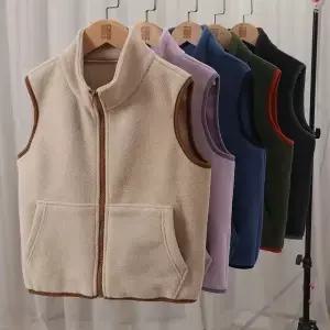 소년과 조끼 080cm 와 성인 솔리드 컬러 의류 소프트 가족 Outwear