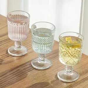 레트로 패턴 샷잔 선물 소주잔 60ml 6p 이 특이한
