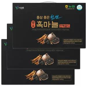 홍삼 품은 힘센 발효 흑마늘 진액 골드 20g x 90개 이가락 고급선물 해썹인증 농협