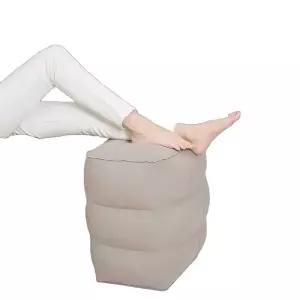 휴대용 여행용 발쿠션 차량발받침 에어발쿠션