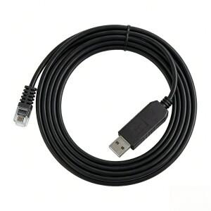 유니트론릭스 PLC 프로그래밍 케이블용 FTDI FT231XS가 포함된 산업용 USB RS232-RJ11 6P6C 시리얼