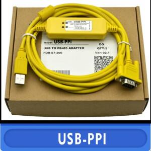 USB-PPI USB-RS485 어댑터 S7-200 실리콘 PLC 프로그래밍 케이블용 PPI 데이터 다운로드