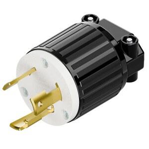 네마 L16-30P 남성 30A 480V 산업용 AC 전원 플러그 [ETL] 잠금 3극 4선 접지 60HZ